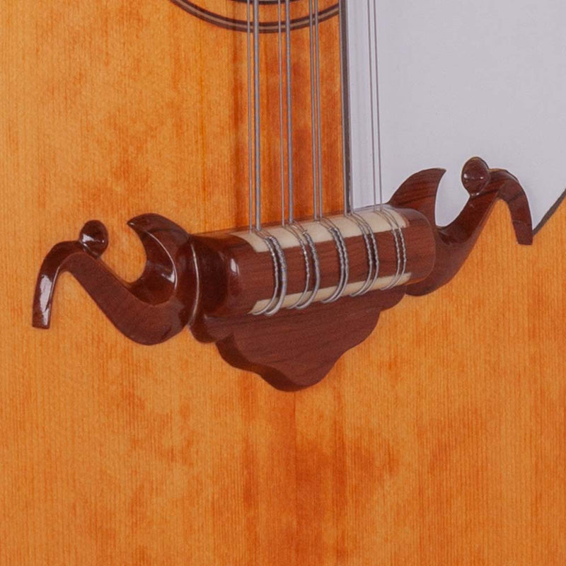 Cantabella Bajo Quinto Cedar Wood Chrome Machinery Full Body with Accessories-bajo quinto-Cantabella- Hermes Music