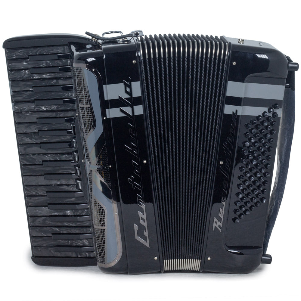 Cantabella Revolution Acordeón de Teclas 5 Registros Negro con Gris