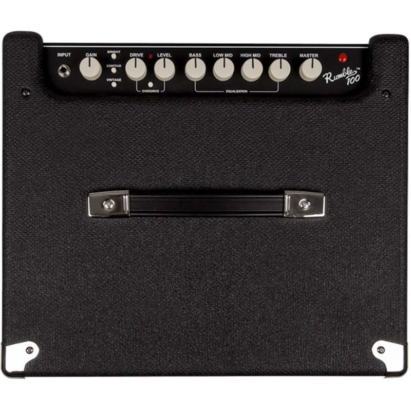 Fender Rumble 100 1x12" 100-watt Bass Combo Amp-amplifier-Fender- Hermes Music