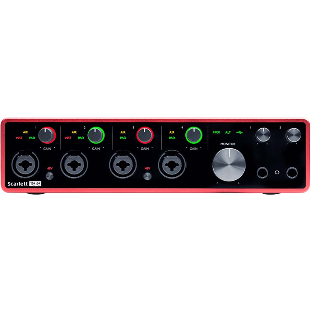 Focusrite Scarlett 18i8 18x8 USB Audio/MIDI Interface (3rd Generation)