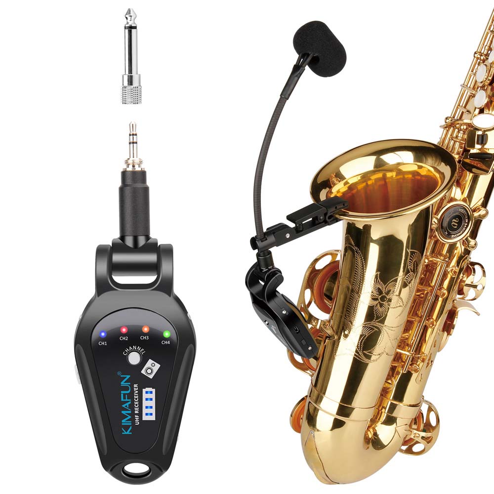 Kimafun KM U308A Wireless Sax Microphone System