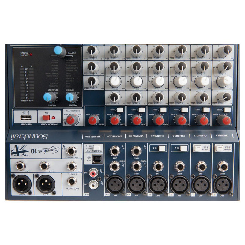 Soundcraft Signature-10 10-Channel Mixer with Effects-mixer-Soundcraft- Hermes Music