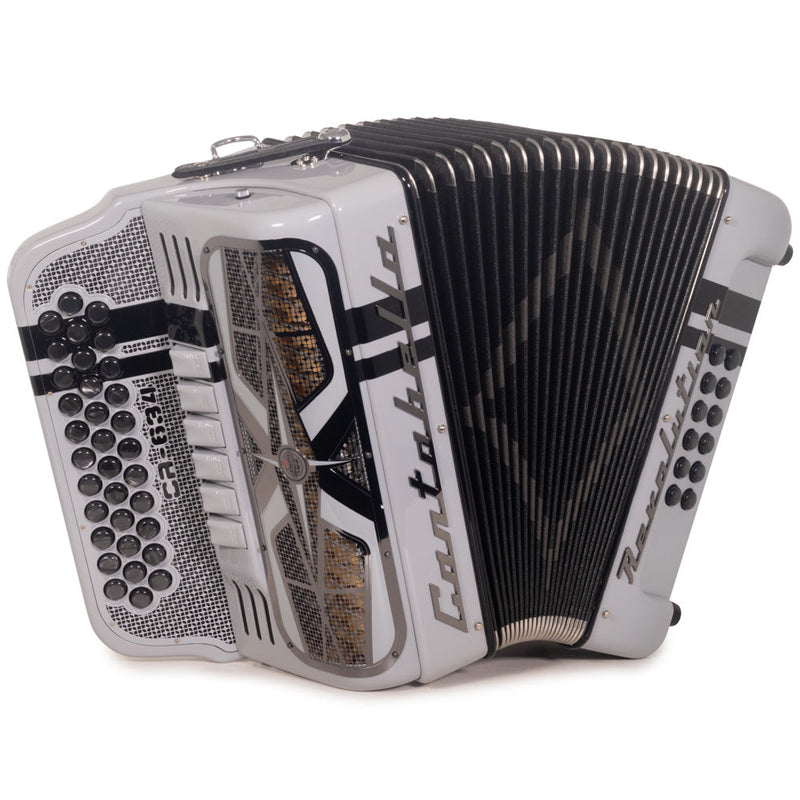 Cantabella Revolution 634 Accordion 6 Switch FBE/EAD Gray with Black-accordion-Cantabella-Hermes Music