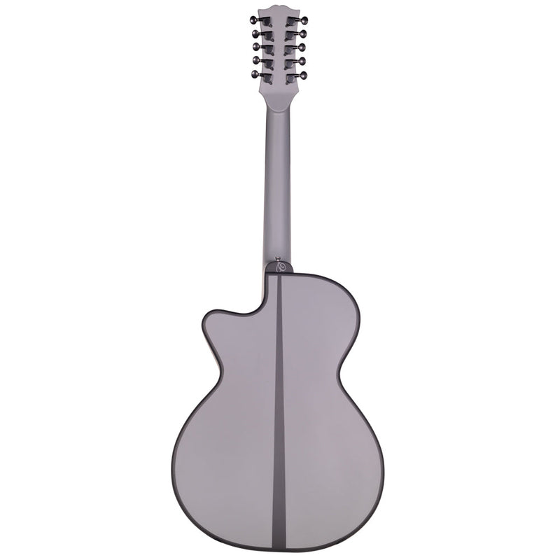 Cantabella Bajo Quinto Maple Top Gray and Black Binding Plsu Hard Case-bajo quinto-Cantabella-Hermes Music