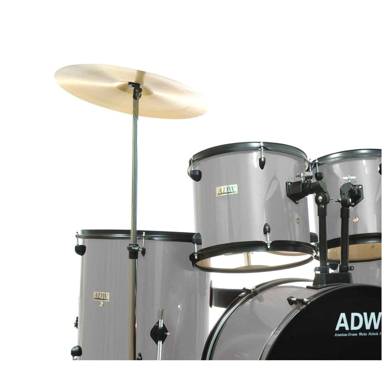 ADW Nebula 5 Piece Complete Drum Set - Sparkling White-drumset-ADW- Hermes Music