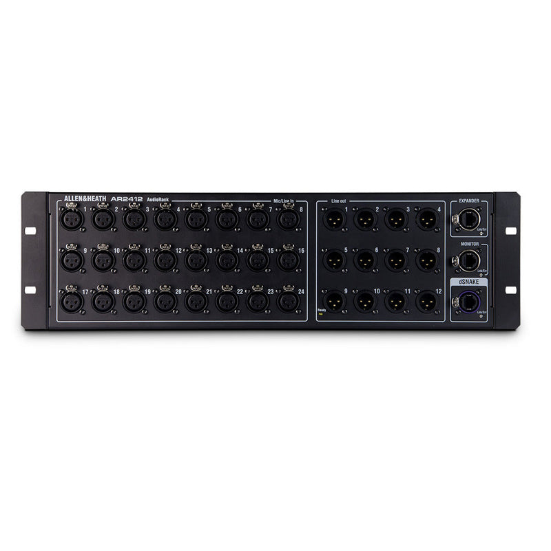 Allen & Heath AR2412 Remote Audio Rack-Audio Mixers-Allen & Heath- Hermes Music