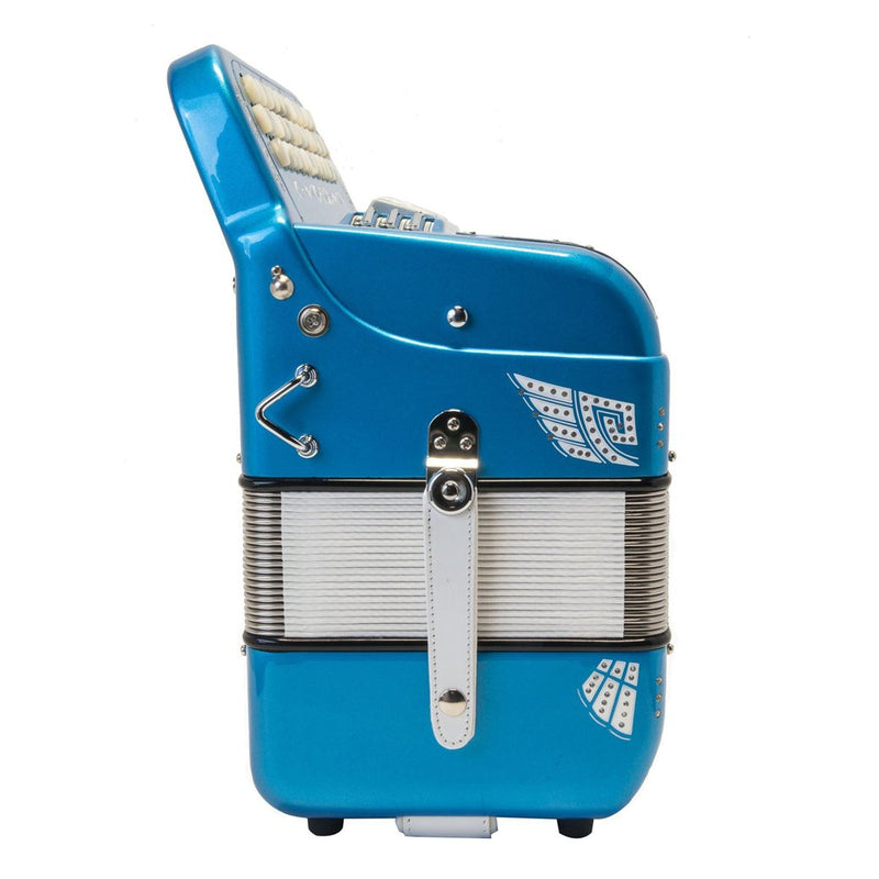 Anacleto Rey Aguila FBE/EAD 6 Switches Blue Metallic-accordion-Anacleto- Hermes Music