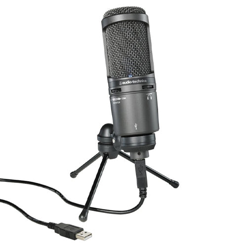Audio Technica AT2020USB+ USB Cardioid Condenser Microphone-microphone-Audio Technica- Hermes Music