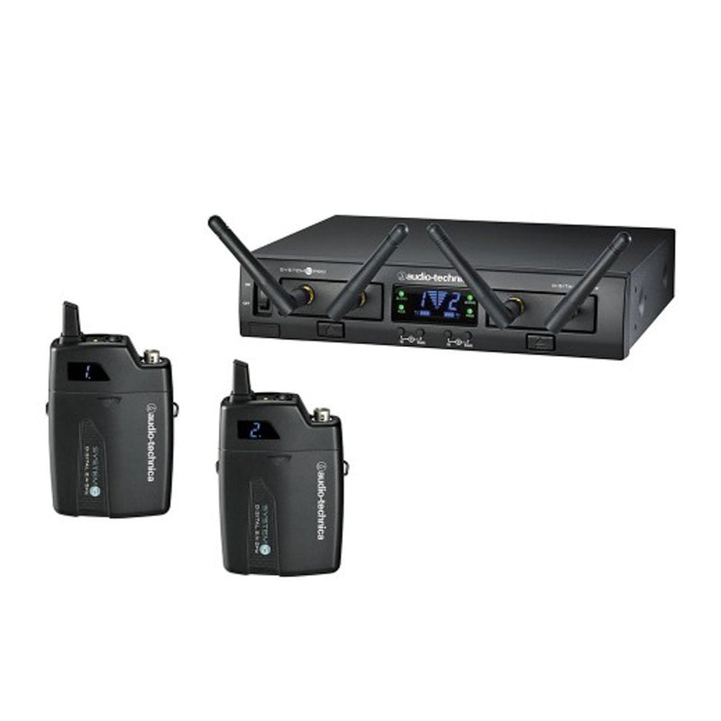 Audio Technica ATM350S Dual Bodypack System - 5" Instrument Mic-microphone-Audio Technica- Hermes Music