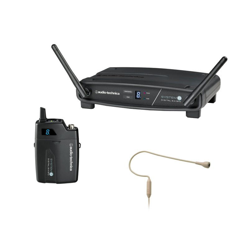 Audio-Technica ATW-1101/H92-TH System 10 Digital Wireless Omni Earset Microphone System-microphone-Audio Technica- Hermes Music