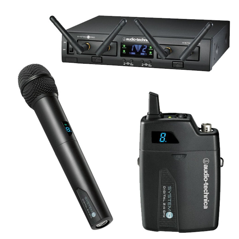 Audio Technica System 10 Wireless Microphone Dual Combination Transmitter And Microphone-microphone-Audio Technica- Hermes Music