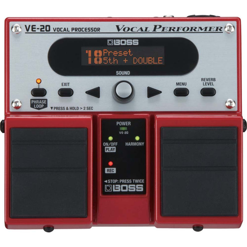 BOSS VE-20 Vocal Performer Stompbox-pedal-Boss- Hermes Music