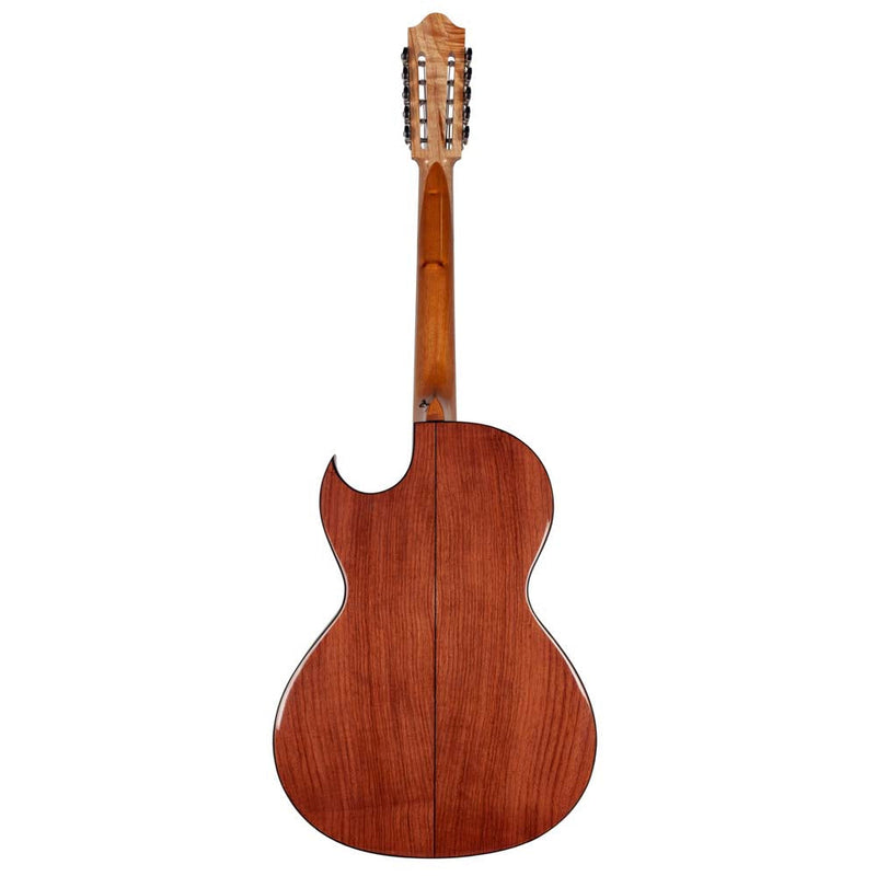 Cantabella Bajo Quinto Cedar Wood Chrome Machinery 1 Mica with Hard Case, Tuner, and Stand-bajo quinto-Cantabella- Hermes Music