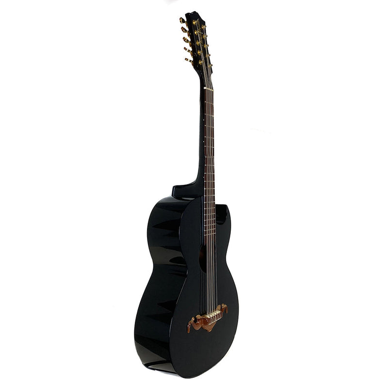 Cantabella Bajo Quinto Cedar Wood Glossy Black Bundle-bajo quinto-Cantabella- Hermes Music