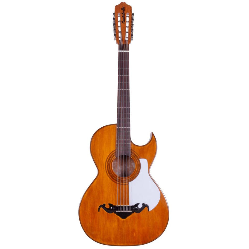 Cantabella Bajo Quinto Cedar Wood White Mica with Accessories-bajo quinto-Cantabella- Hermes Music