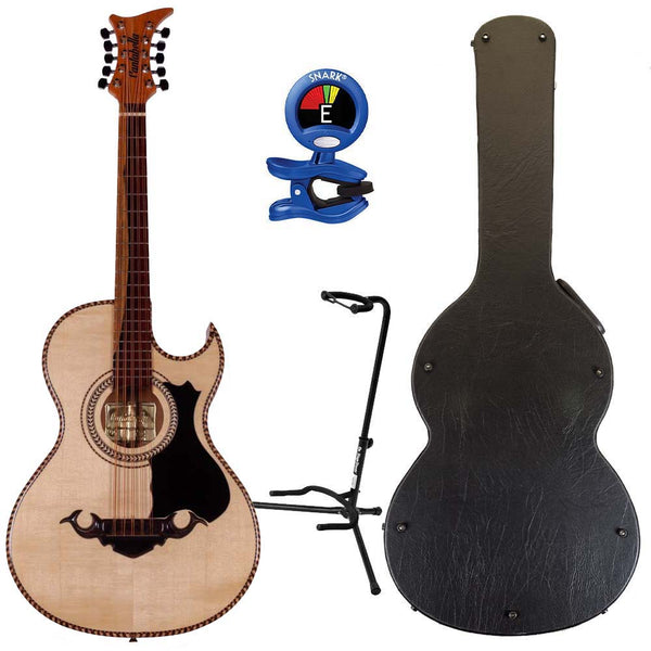 Cantabella Bajo Quinto Libertad Black Mica - Tuner and Stand-bajo quinto-Cantabella- Hermes Music