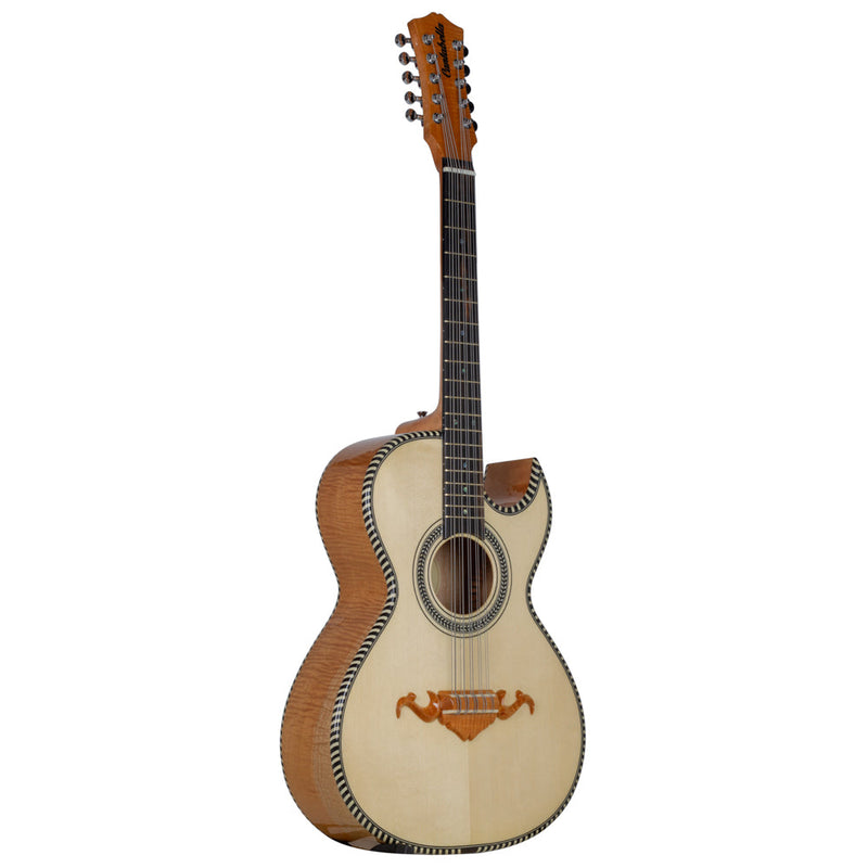 Cantabella Bajo Quinto Mahogany Wood with Case-bajo quinto-Cantabella- Hermes Music