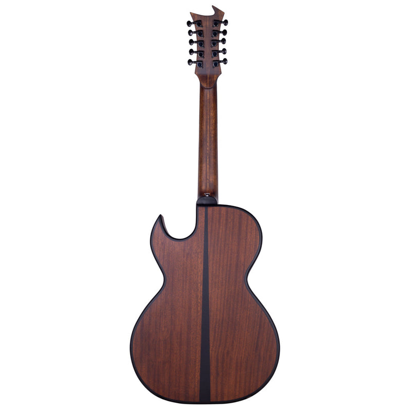 Cantabella Bajo Quinto Maple Wood Black with Case-bajo quinto-Cantabella- Hermes Music