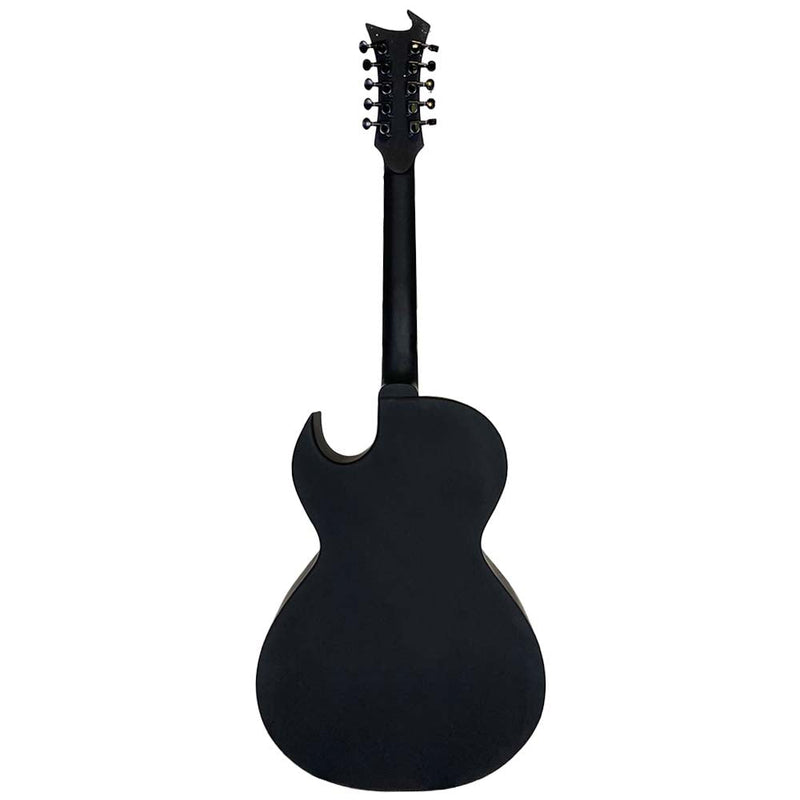 Cantabella Bajo Quinto Maple Wood Matte Black with Pick Guards and Accessories-bajo quinto-Cantabella- Hermes Music