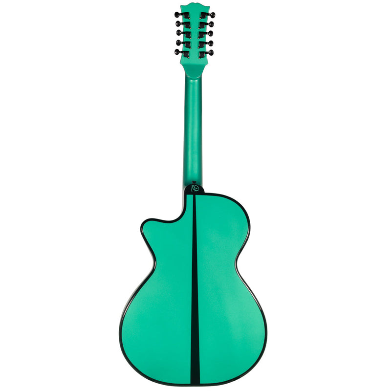 Cantabella Bajo Quinto Maple Wood in Sea Green with Case, Tuner and Stand-Hermes Music- Hermes Music