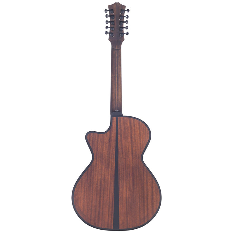 Cantabella Bajo Quinto Sapele Wood Matte Brown with Accessories-bajo quinto-Cantabella- Hermes Music