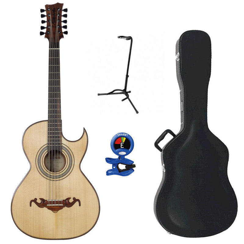 Cantabella Bajo Quinto White Oak with Accessories-Bajo Quinto-Cantabella- Hermes Music