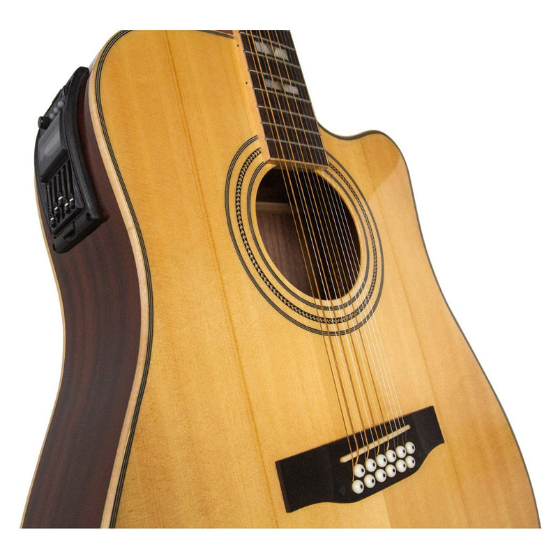 Cantabella D’ La Sierra 12 String Acoustic-Electric Guitar-guitar-Cantabella- Hermes Music