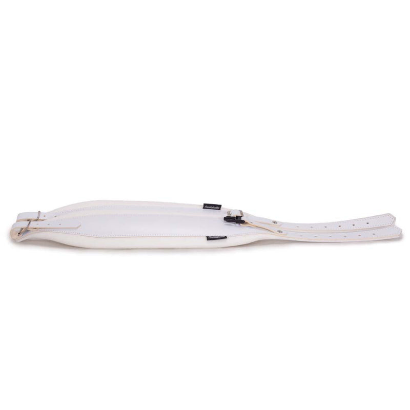 Cantabella Leather Accordion Extra Wide Straps White w/ Tag-accessories-Cantabella- Hermes Music