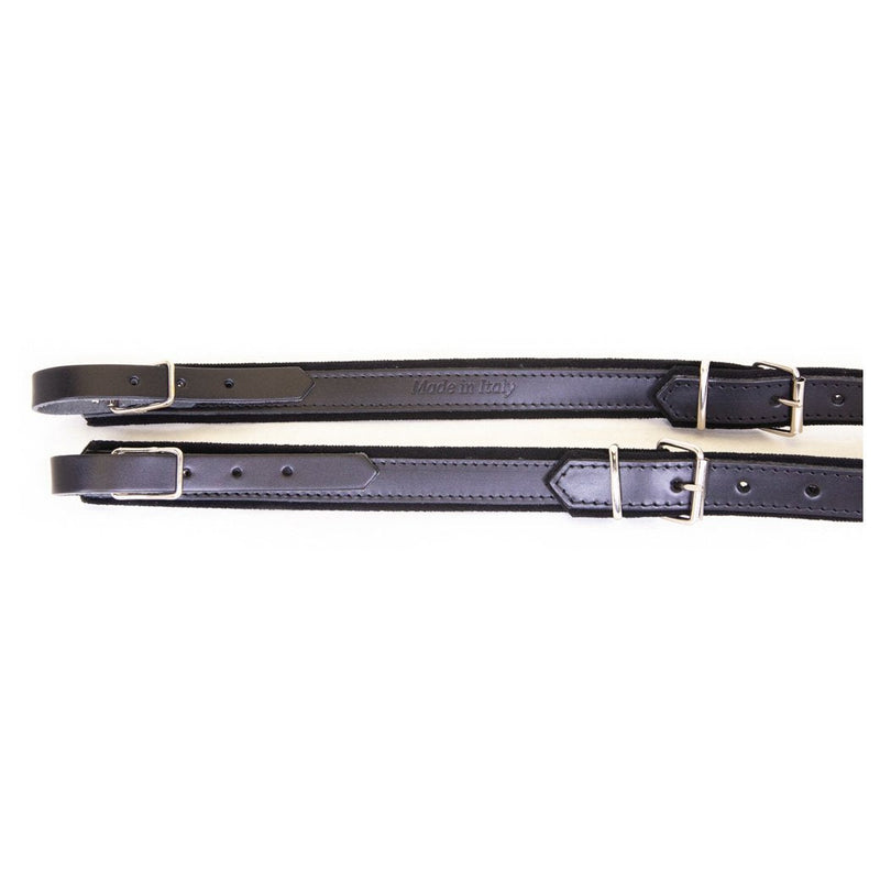 Cantabella Leather Accordion Straps Black-accessories-Cantabella- Hermes Music