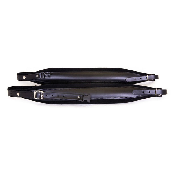Cantabella Leather Accordion Straps Black-accessories-Cantabella- Hermes Music