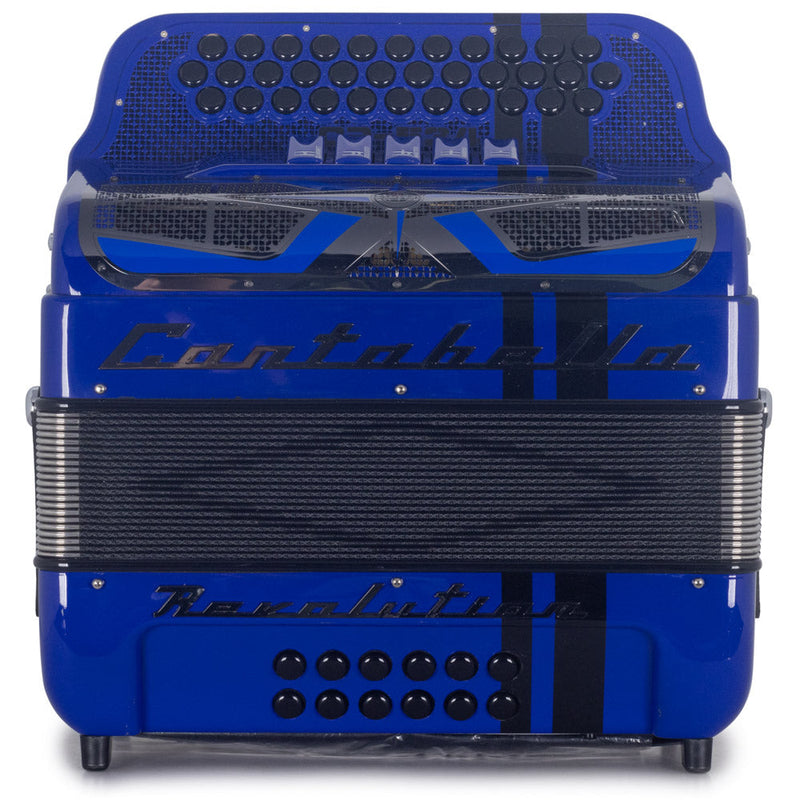 Cantabella Revolution 534 5 Switches EAD Glossy Blue-accordion-Cantabella- Hermes Music