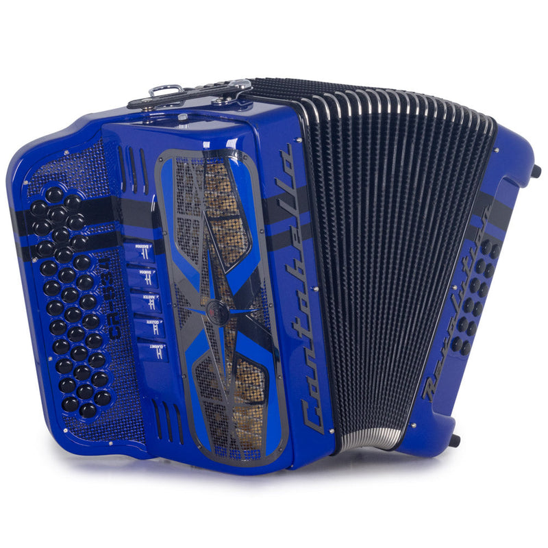 Cantabella Revolution 534 5 Switches EAD Glossy Blue-accordion-Cantabella- Hermes Music