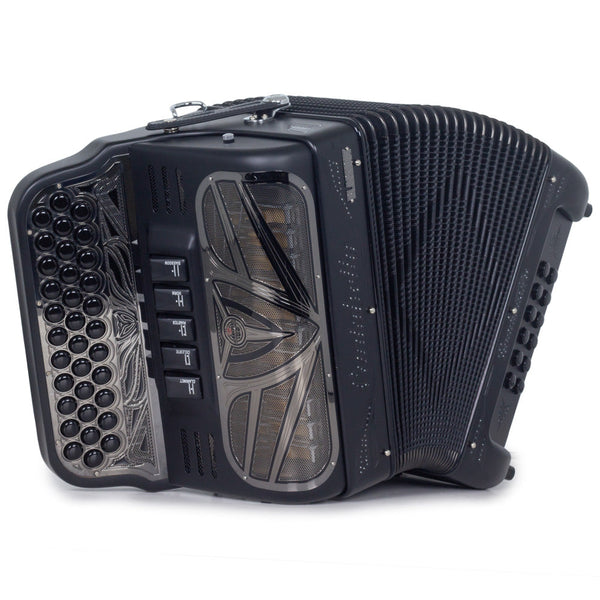 Cantabella Roadmaster Ultra Compact Accordion 5 Switch FBE Special Edition Blackout-Accordions & Concertinas-Cantabella- Hermes Music