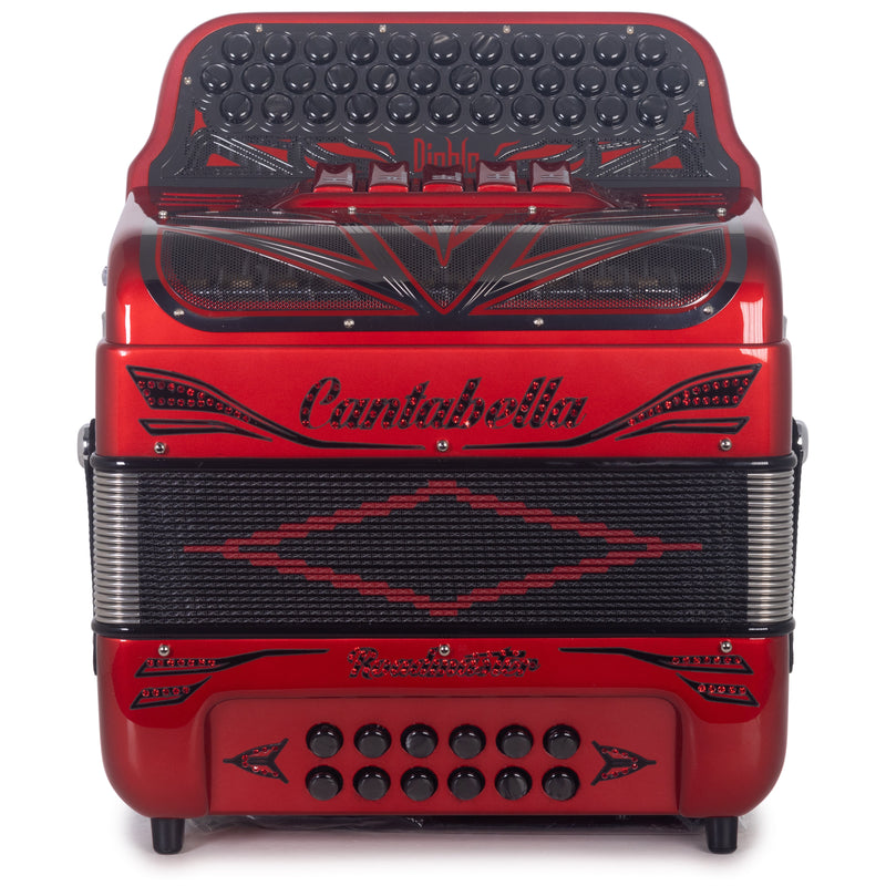 Cantabella Roadmaster Ultra Compact Accordion 5 Switch FBE Special Edition Diablo-Accordions & Concertinas-Cantabella- Hermes Music