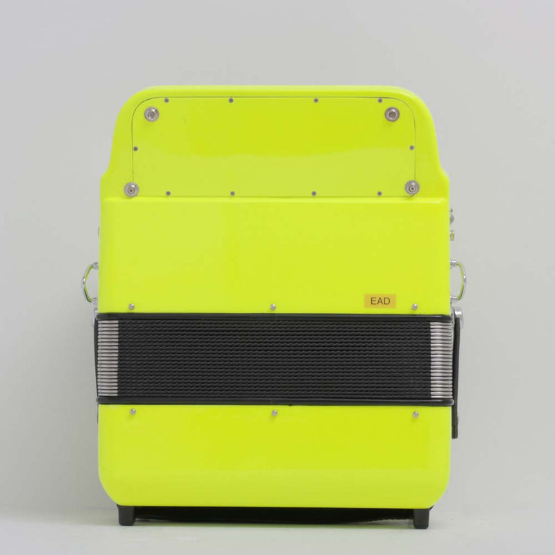 Cantabella Roadmaster Ultra Compact Accordion 5 Switches EAD Fluorescent Yellow-accordion-Cantabella- Hermes Music