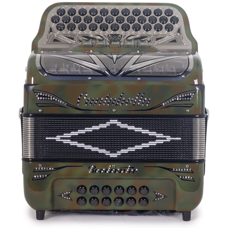 Cantabella Roadmaster Ultra Compact Accordion 5SW GCF Camouflage-Accordions & Concertinas-Cantabella- Hermes Music