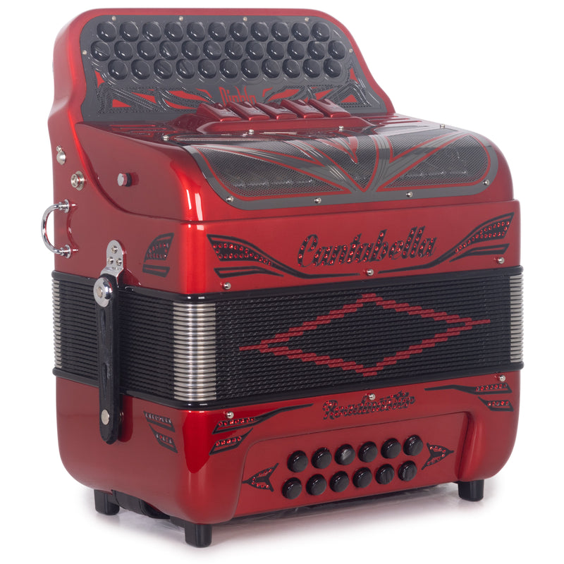 Cantabella Roadmaster Ultra Compact GCF 5 Switches Special Edition Diablo-Accordions & Concertinas-Cantabella- Hermes Music