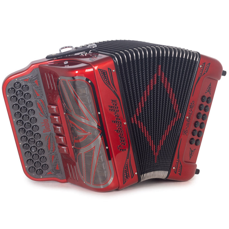 Cantabella Roadmaster Ultra Compact GCF 5 Switches Special Edition Diablo-Accordions & Concertinas-Cantabella- Hermes Music