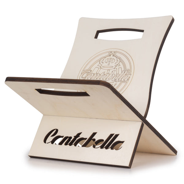 Cantabella Wooden Laser Engraved Accordion Display Stand-accessories-Cantabella- Hermes Music