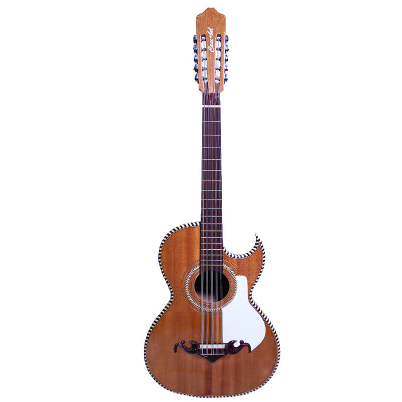 Cascabel Bajo Quinto Cedar Wood with White Mica-bajo quinto-Cascabel- Hermes Music