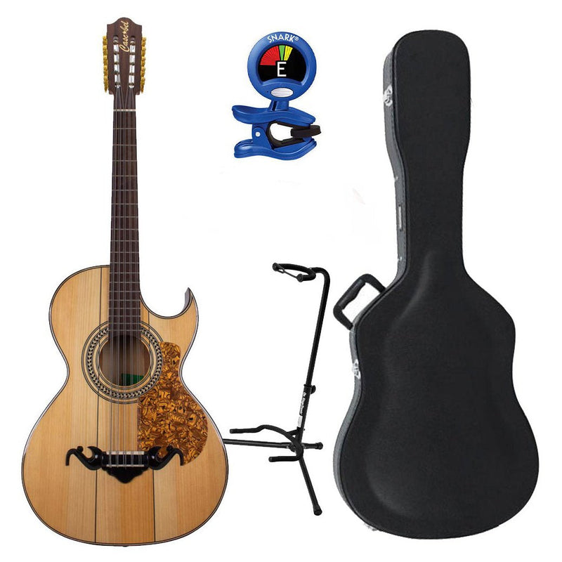 Cascabel Bajo Quinto Cipress with Hard Case, Stand, and Tuner-bajo quinto-Cascabel- Hermes Music