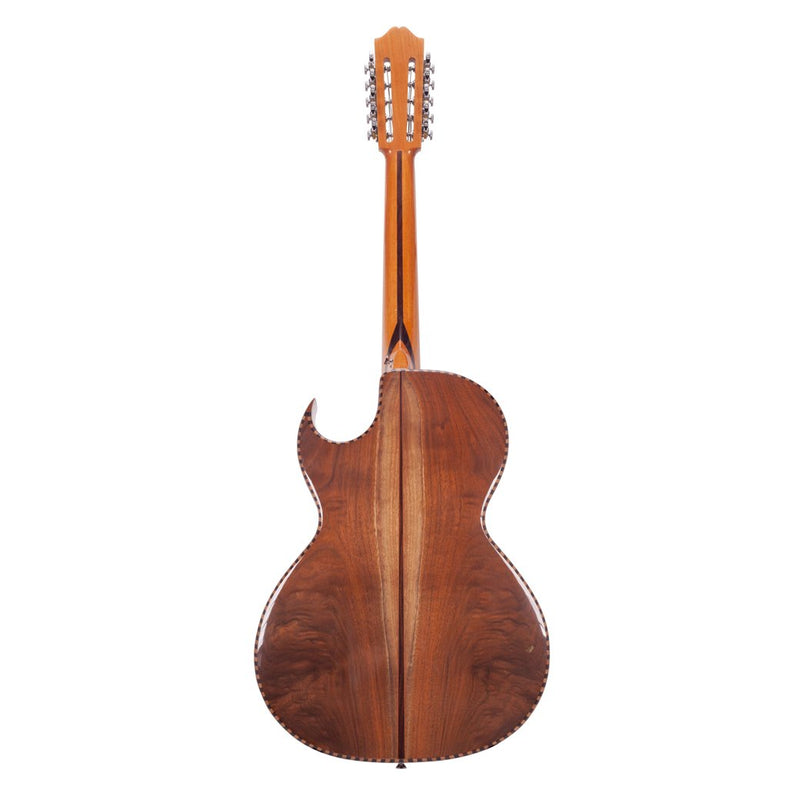 Cascabel Bajo Quinto Walnut and Rosewood with Tuner, Hard Case, and Accessories-bajo quinto-Cascabel- Hermes Music