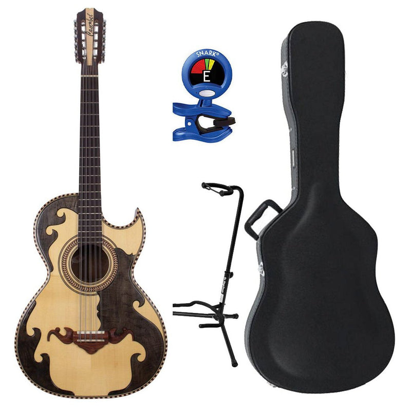 Cascabel Bajo Quinto with Walnut Wood and Accesories-bundle-Cascabel- Hermes Music