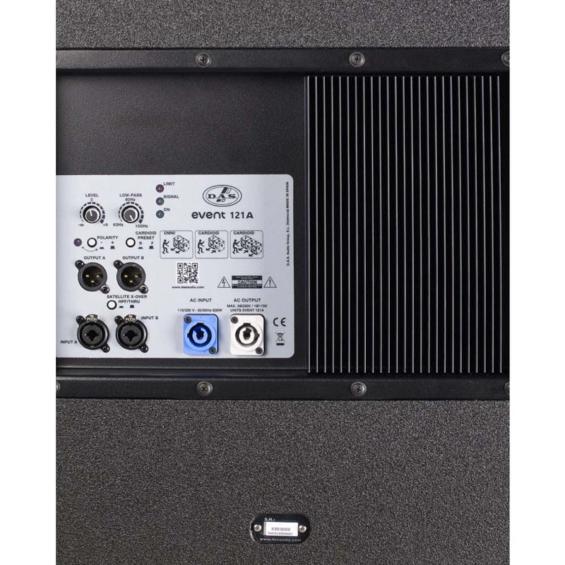 DAS Audio Event-121A Powered 21 inch Subwoofer System-speaker-DAS Audio- Hermes Music
