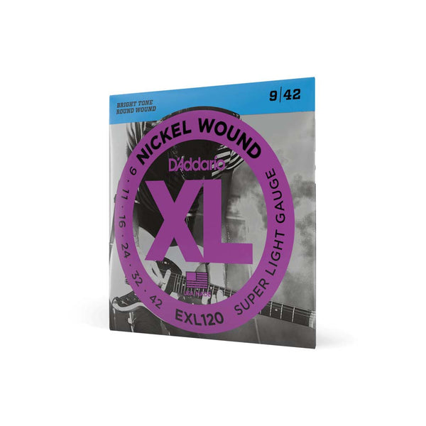 D'Addario EXL120 Nickel Wound Electric Guitar Strings-accessories-Daddario- Hermes Music