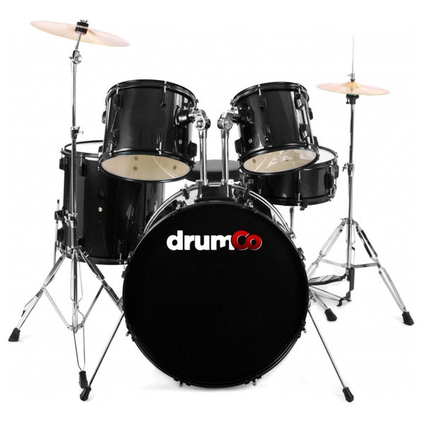 Drumco Obelix Drum Set Black with Black Hardware-Drum Kits-Drumco- Hermes Music