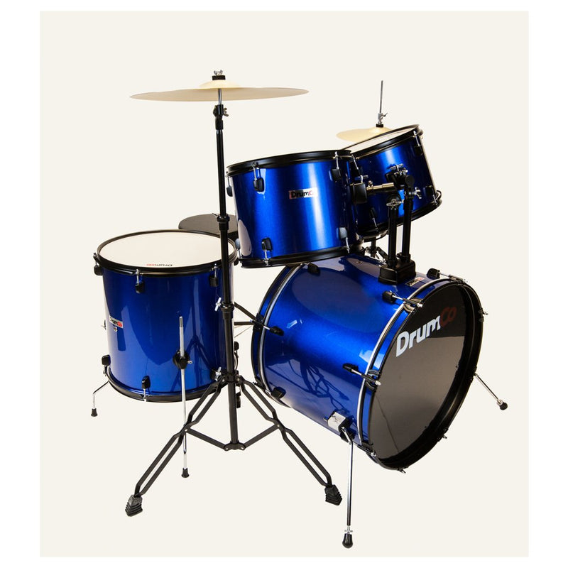 Drumco Obelix Drum Set Blue with Black Hardware-Drum Kits-Drumco- Hermes Music