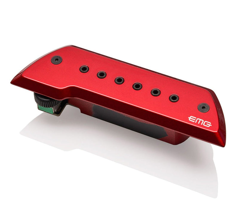 EMG Pastilla para Guitarra y Bajo Quintos Rojo Cromo