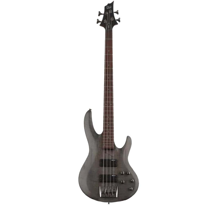 ESP LTD B-204SM Bass Guitar See Thru Black Satin-bass-ESP Guitars- Hermes Music