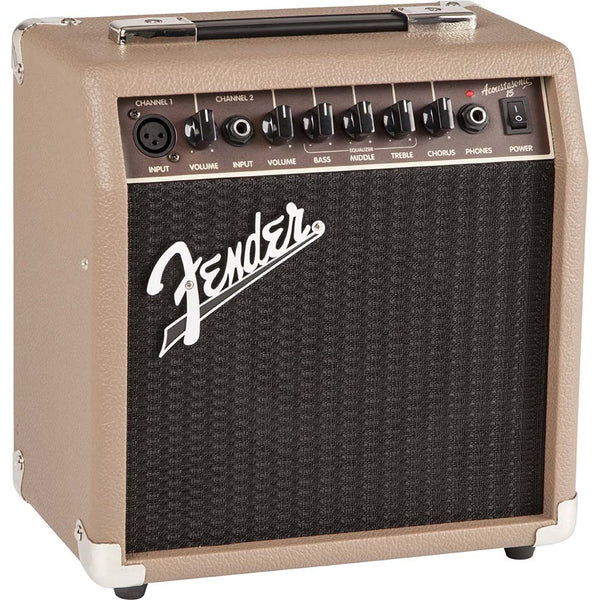 Fender Acoustasonic 15W Amplifier-guitar amp-Fender- Hermes Music